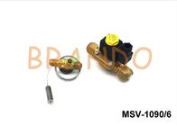 ব্রাস প্রাকৃতিক রঙ গ্যাস সলিনয়েড ভালভ G3 / 4 &amp;#39;&amp;#39; SAE MSV-1090/6 ডায়াফ্রাম গঠন