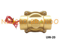 UW-20 2W200-20 3/4 &quot;এনবিআর ডায়াফ্রাম ইউনি ইউনিট-ডি প্রকারের জল বায়ু তেল সোলোনয়েড ভালভ সাধারণত DC12V AC110V বন্ধ থাকে