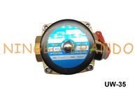 2W350-35 UW-35 1 1/4 &quot;ইউএনআই-ডি টাইপ ব্রাস বডি এনবিআর ডায়াফ্রাম সাধারণত বন্ধ সলোনিড ভালভ AC110V
