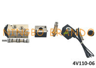 4V110-06 এয়ারট্যাক টাইপ 1/8 &quot;সম্পূর্ণ স্বয়ংক্রিয়ভাবে মুখ উত্পাদনের লাইনের জন্য থ্রেডেড সিঙ্গল সলোনয়েড ভালভ