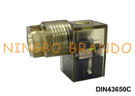 DIN 43650 ফর্ম সি সোলেনয়েড ভালভ কয়েল সকেট সংযোগকারী DIN 43650C