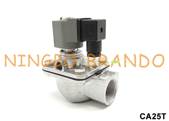 AC220V DC24V CA25T 1&quot; ডাস্ট কালেক্টর পালস জেট ভালভ সমকোণ