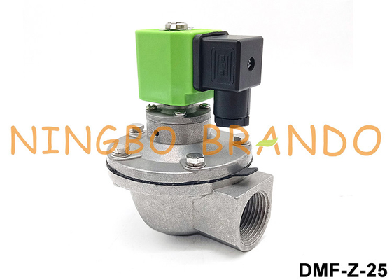 DMF-Z-25 সমকোণ থ্রেড 1'' ডায়াফ্রাম ভালভ AC220V DC24V