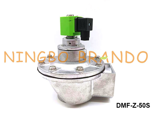 ধুলো সংগ্রাহকের জন্য 2'' DMF-Z-50S SBFEC টাইপ ডান কোণ সোলেনয়েড ডায়াফ্রাম পালস জেট ভালভ