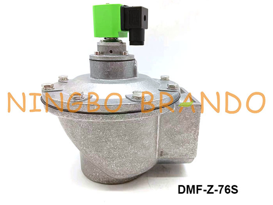 ধুলো সংগ্রাহকের জন্য 3 ইঞ্চি DMF-Z-76S SBFEC টাইপ ডান কোণ ডায়াফ্রাম সোলেনয়েড পালস জেট ভালভ