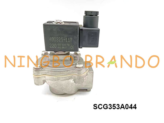 ডাস্ট কালেক্টর বাঘাউসের জন্য SCG353A044 1'' থ্রেডেড ডান কোণ পালস জেট ভালভ
