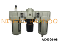 AC4000-06 3/4&quot; SMC টাইপ Pneumatic FRL Unit Air Filter Regulator Lubricator