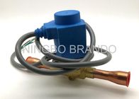 018F6701 Solenoid With Brass Body Copper Pipe Refrigeration Solenoid Valve for Fluorinated Gas Lines