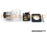 DIN43650A PG11 2P+E এলইডি ইন্ডিকেটর IP65 এসি ডিসি সহ সোলিনয়েড কয়েল সংযোগকারী