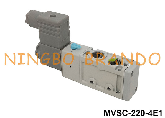 MVSC-220-4E1 5/2 ওয়ে বায়ুসংক্রান্ত সোলিনয়েড ভালভ 12V 24V 110V 220V