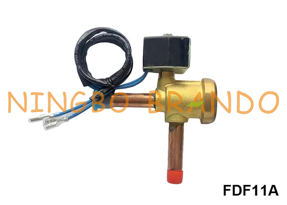 FDF11A SANHUA টাইপ রেফ্রিজারেশন Solenoid ভালভ 1/2'' 24VDC 110VAC 220VAC