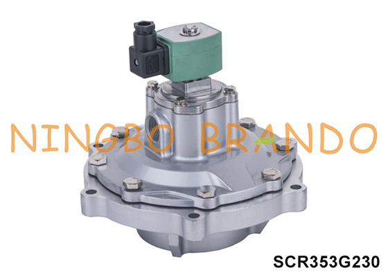 SCR353G230 ASCO টাইপ সোলিনয়েড ইমপ্লাস জেট ভালভ ধুলো সংগ্রাহকের জন্য 3' 24V 110V 220V