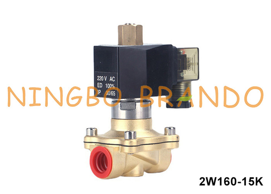 1/2 'স্বাভাবিকভাবে খোলা ব্রাস Solenoid ভালভ জন্য জল বায়ু গ্যাস তরল 24VDC 220VAC