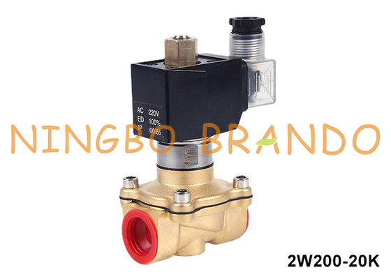 3/4 '' 2 ওয়ে স্বাভাবিকভাবে খোলা ব্রাস Solenoid জল জন্য ভালভ বায়ু গ্যাস তরল 24V 220V