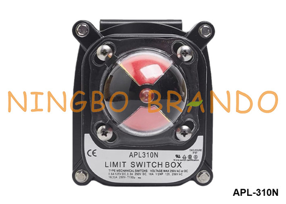 APL-310N লিমিট সুইচ বক্স বায়ুসংক্রান্ত প্রজাপতি ভালভ জন্য ভালভ অবস্থান সূচক