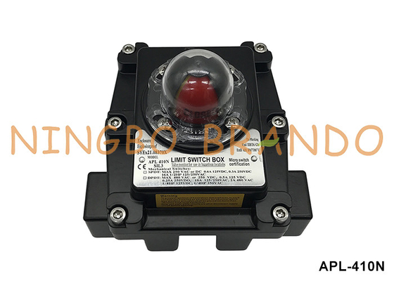 APL-410N বিস্ফোরণ-প্রমাণ সীমানা সুইচ বক্স বল ভালভ জন্য ভালভ অবস্থান সূচক