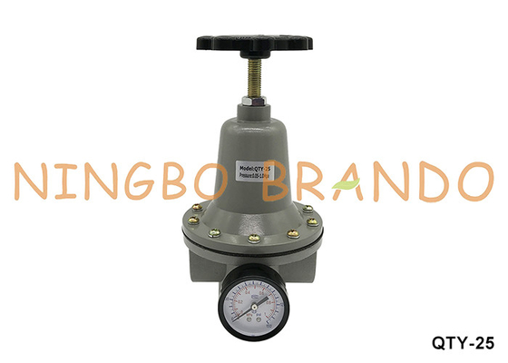 QTY-25 1'' 10 বার বায়ুসংক্রান্ত বায়ু নিয়ন্ত্রক চাপ হ্রাসকারী ভালভ