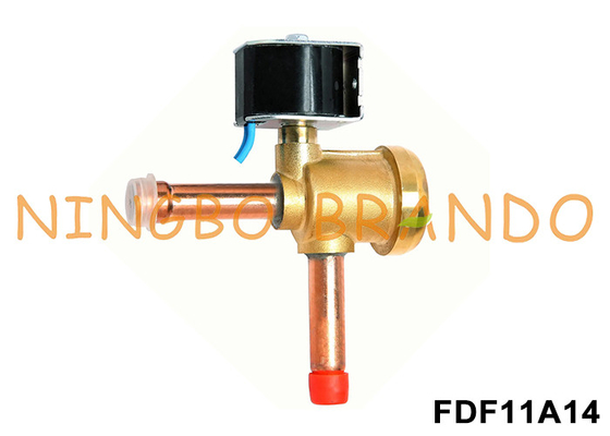 FDF11A14 12.7mm OD SANHUA টাইপ রেফ্রিজারেশন জন্য Solenoid ভালভ