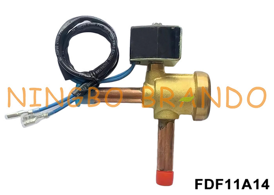 FDF11A14 12.7mm OD SANHUA টাইপ রেফ্রিজারেশন জন্য Solenoid ভালভ