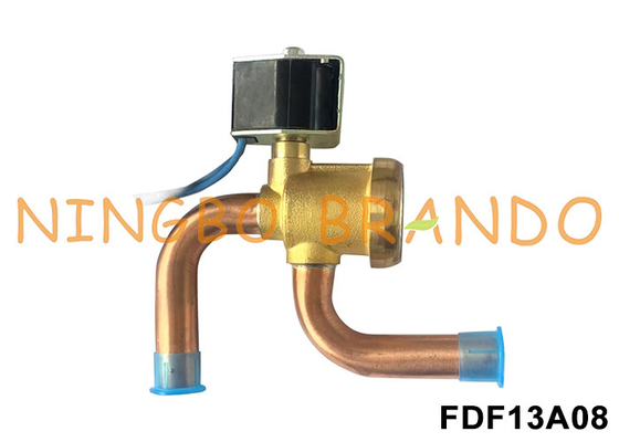 FDF13A08 5/8' Sanhua টাইপ Solenoid ভালভ গরম পাম্প জন্য 24V 110V 220V