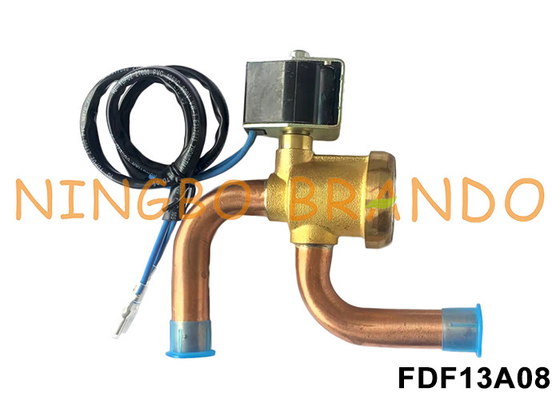 FDF13A08 5/8' Sanhua টাইপ Solenoid ভালভ গরম পাম্প জন্য 24V 110V 220V