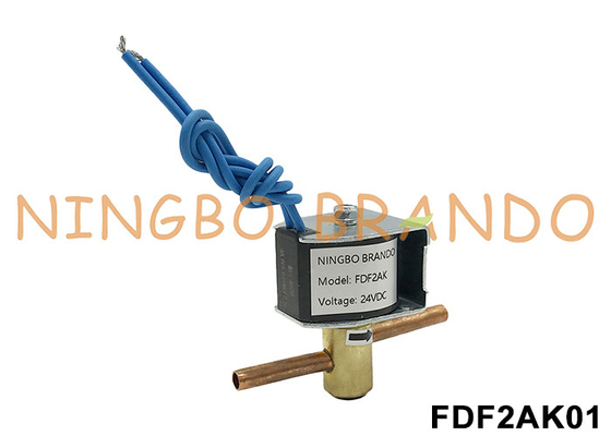 FDF2AK01 Sanhua প্রকার NO রেফ্রিজারেশন Solenoid ভালভ 24V 110V 220V