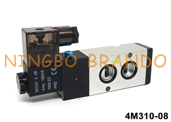 এয়ারট্যাক টাইপ 4M310-08 নামুর পাইলট সোলিনয়েড ভালভ 5/2 ওয়ে 24V 220V