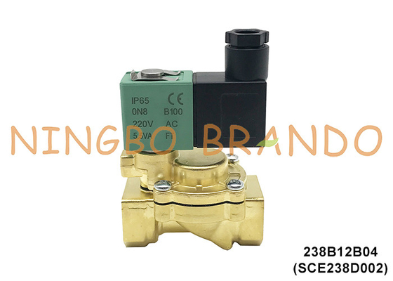 SCE238D002 1/2' ASCO টাইপ ব্রাস বৈদ্যুতিক Solenoid ভালভ 220VAC 110VAC 24VDC