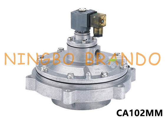 CA102MM 4'' ব্যাগ ফিল্টার জন্য পূর্ণ নিমজ্জন পালস জেট ভালভ 24V ডিসি 220V এসি
