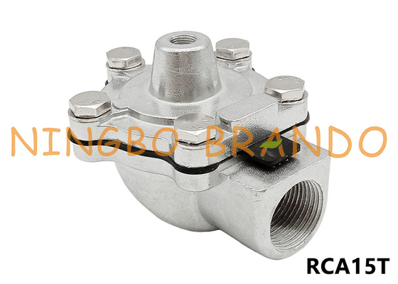 ধুলো সংগ্রাহক ব্যাগ ফিল্টার জন্য 1/2 'RCA15T ডান কোণ রিমোট পাইলট ভালভ