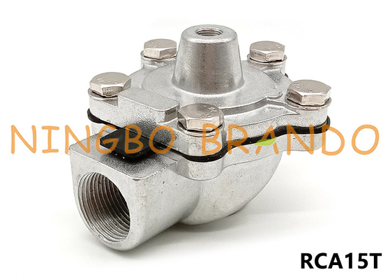 ধুলো সংগ্রাহক ব্যাগ ফিল্টার জন্য 1/2 'RCA15T ডান কোণ রিমোট পাইলট ভালভ