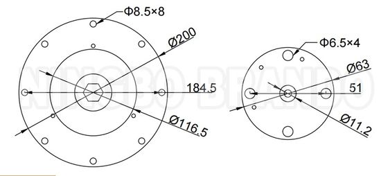 K10200 K10201 Goyen 4'' CA102MM RCA102MM পালস ভালভের জন্য ডায়াফ্রাম কিট