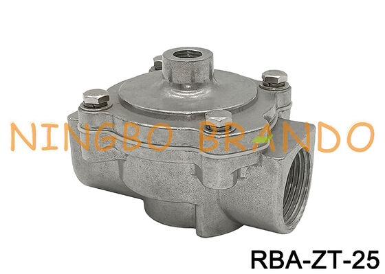 1'' সরাসরি থ্রু রিমোট পাইলট ডাস্ট কালেক্টর পালস জেট ডায়াফ্রাম ভালভ