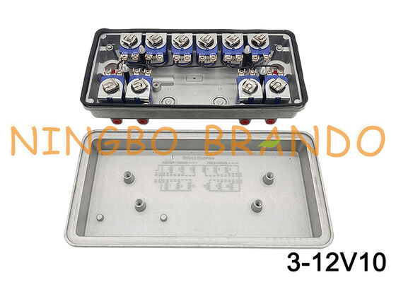 3-12V10 GOYEN প্রকারের রিমোট পাইলট সোলেনয়েড ভালভ বক্স এনক্লোজার 12V 24V 110V 220V