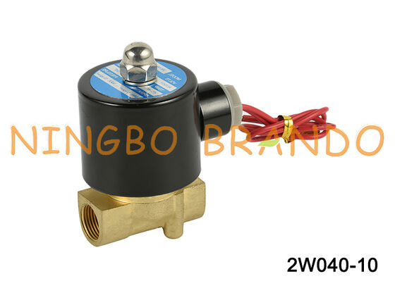 2W040-10 সরাসরি অভিনয় সাধারণত বন্ধ 3/8 ইঞ্চি জল সোলেনয়েড ভালভ AC220V
