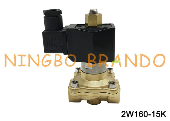 1/2'' সাধারণত খোলা ব্রাস সোলেনয়েড ভালভ জল 24V 110V 220V