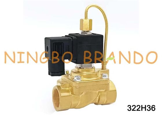 পার্কার টাইপ G3/4'' 322H36 পার্কার টাইপ উচ্চ চাপ সোলেনয়েড ভালভ সাধারণত 24V 220V খোলা