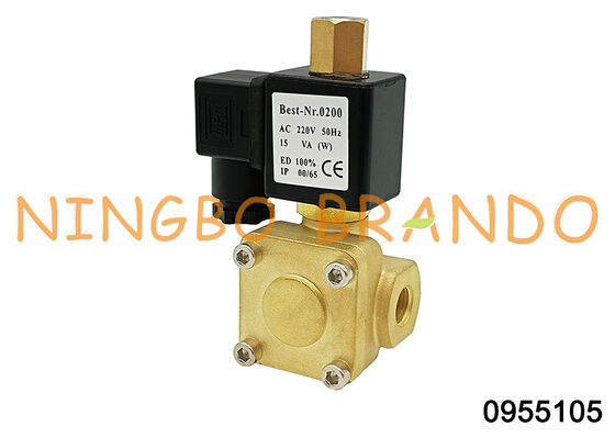 0955105 1/4' স্বাভাবিকভাবে খোলা সোলিনয়েড ভালভ DC24V AC220V AC110V DC12V