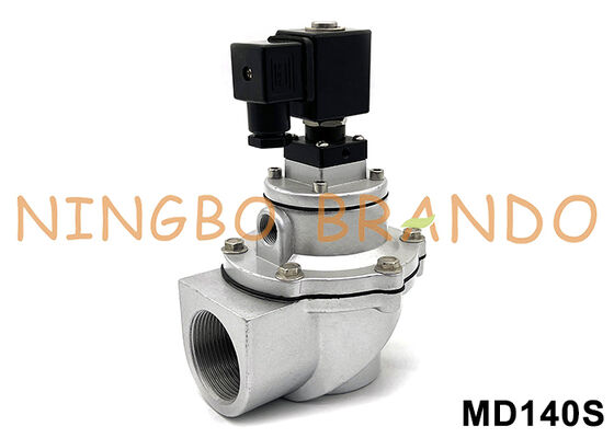হুয়ানেং টাইপ MD140S 1-1/2'' থ্রেডেড পালস জেট ভালভ 24VDC 220VAC