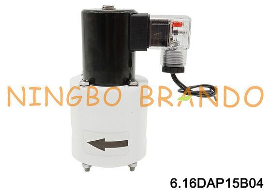 অ্যাসিড ক্ষার রাসায়নিকের জন্য 1/2'' PTFE অ্যান্টি জারা সোলেনয়েড ভালভ