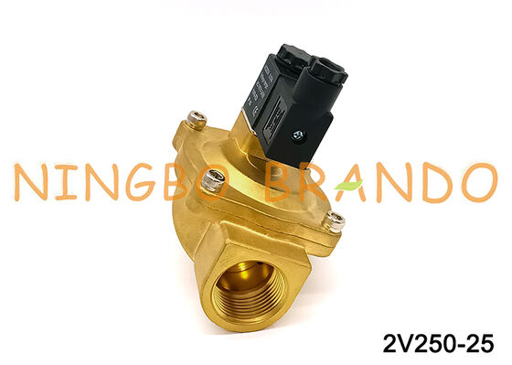 Airtac টাইপ 2V250-25 2 ওয়ে সোলেনয়েড ভালভ এয়ার ভালভ AC220V 110V DC12V 24V
