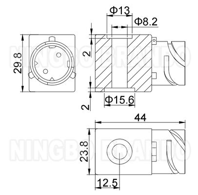 FEM-5KB 24VDC 5W সোলেনয়েড কয়েল পুরনো AE1141 KNORR-BREMSE লিফট এক্সেল ভালভের জন্য