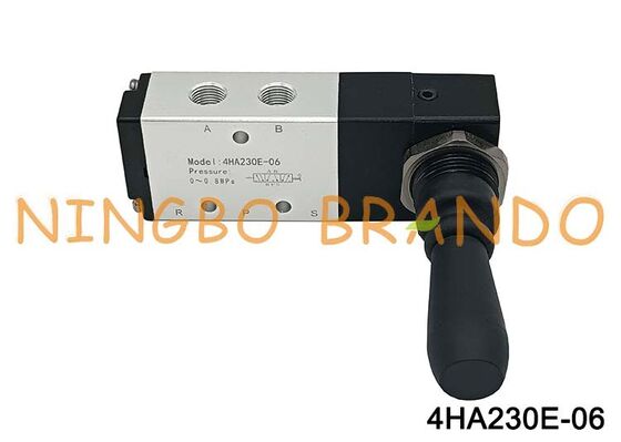 AirTAC টাইপ 4HA230E-06 ম্যানুয়াল ভালভ রিভার্সিং ভালভ 4HA230E06 হ্যান্ড লিভার ভালভ