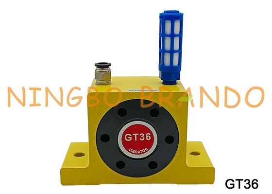 GT36 G 3/8'' শিল্প হপারের জন্য অ্যালুমিনিয়াম বায়ুসংক্রান্ত টারবাইন ভাইব্রেটর
