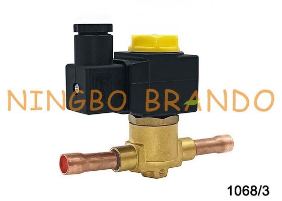 ক্যাসেল টাইপ সোলেনয়েড ভালভ 3/8'' সোল্ডার 1068/3A7 এয়ার কন্ডিশনিং ফ্রিজার সোলেনয়েড ভালভ