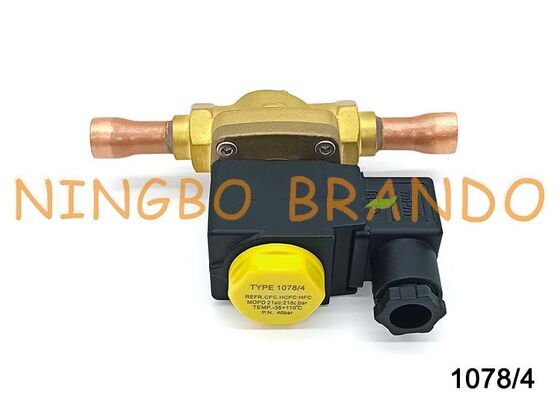 কাস্টেল টাইপ সোলেনয়েড ভালভ 1/2'' সোল্ডার 1078/4 1078/4A6 1078/4A7 24V 110V 220V