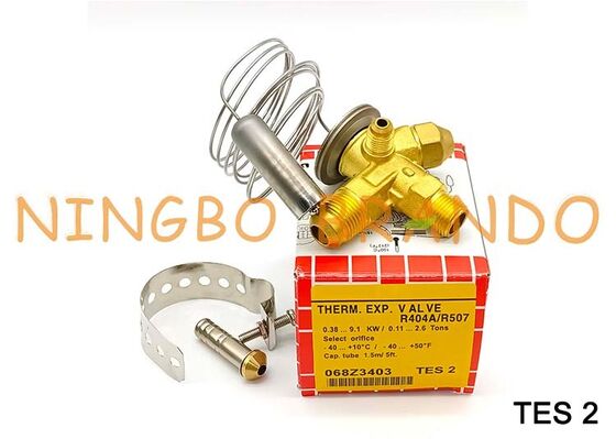 TES2 068Z3403 R404A/R507 থার্মোস্ট্যাটিক সম্প্রসারণ ভালভ TES 2
