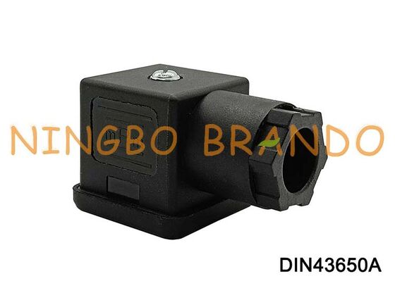 DIN43650A Solenoid কয়েল সংযোগকারী 18mm 3 PIN DIN 43650 Type A