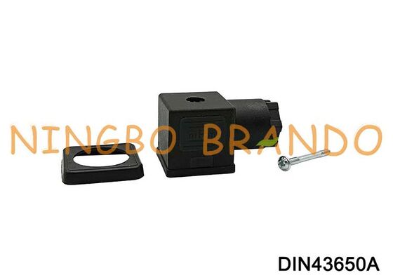 DIN43650A Solenoid কয়েল সংযোগকারী 18mm 3 PIN DIN 43650 Type A
