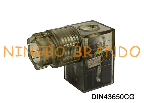 DIN43650C সোলেনয়েড ভালভ কয়েল সংযোগকারী 9.4mm MPM ব্রাউন DIN 43650 টাইপ সি